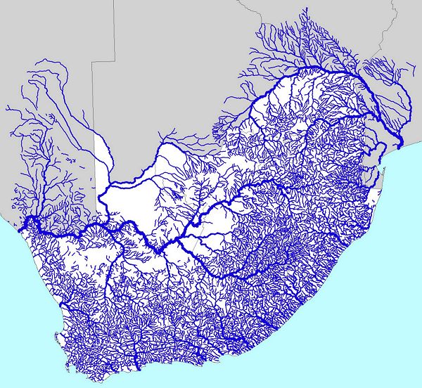 Rivers of South Africa - 1:500 000