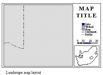 landscape map layout