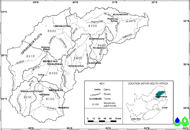 Location within South Africa