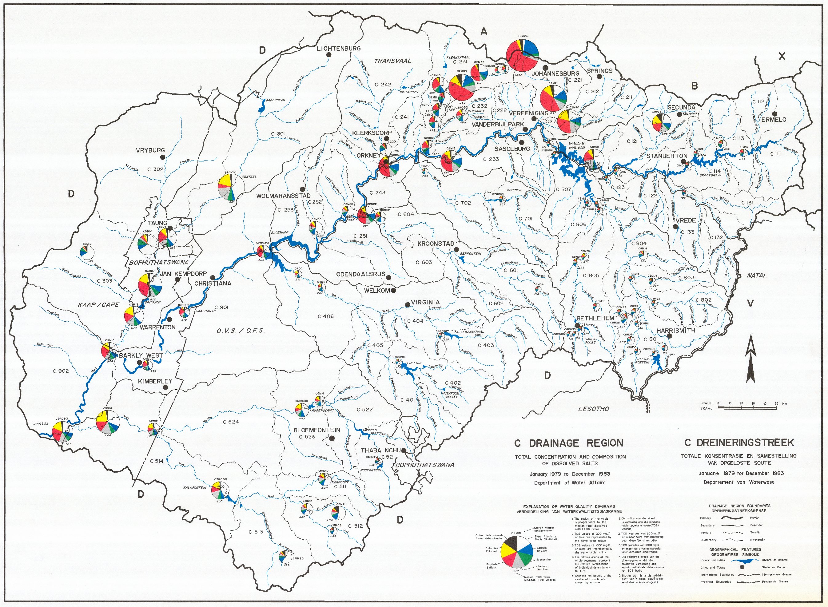 vaal river map