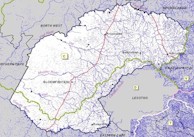 map of free state