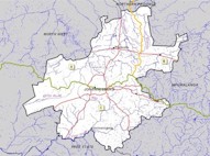 map of gauteng