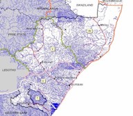 map of kwazulu/natal - 266kB