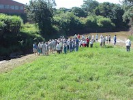 Riverday at the confluence of the Dorpspruit and Msunduzi River - March 2000 during Waterweek